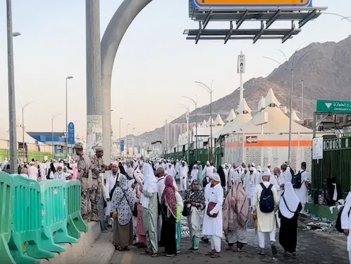 Hajj packing essentials laid out before departure